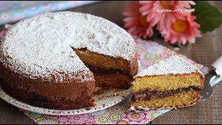 Torta versata ripiena di crema alle nocciole che non scende sul fondo Ricetta senza glutine [upl. by Stetson]