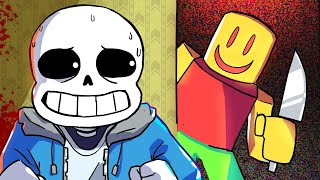 If SANS played ROBLOX HORROR GAMES Animation [upl. by Janice]