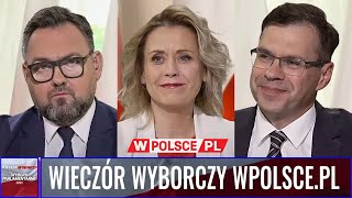 WIECZÓR WYBORCZY WPOLSCEPL W Biedroń M Nykiel i M Karnowski [upl. by Nolek]