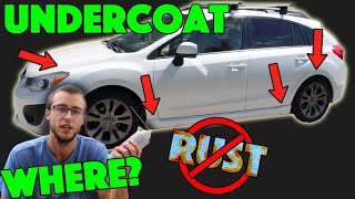 How To Undercoat Your Car  Rust Prevention [upl. by Magnuson731]