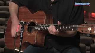 Washburn WCG55CE Acousticelectric Guitar Demo  Sweetwater Sound [upl. by Hesther]