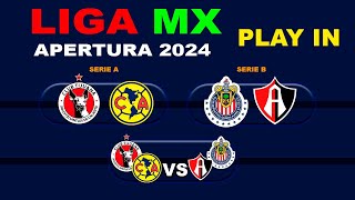 FECHAS HORARIOS Y CANALES PARA EL PLAY IN DE LA LIGA MX APERTURA 2024 [upl. by Cathee]