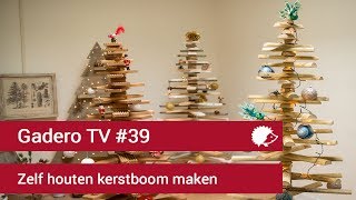 39 Houten kerstboom maken 🎄 DIY [upl. by Rock]