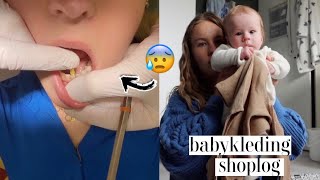 WORTELKANAALBEHANDELING amp BABYKLEDING SHOPLOG  Weekvlog✨ [upl. by Candless]