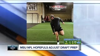 MSU defensive duo adjusting to draft process amid COVID19 outbreak [upl. by Hguh]