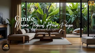 Modern Tropical House Design Ultimate Guide to Building Your Dream Tropical Home [upl. by Zetana]