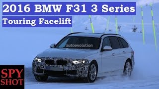 2016 BMW F31 3 Series Touring Facelift Spy Shot [upl. by Templa]