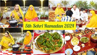 Tasty Sehri Prep  5th Ramadan 2024❤️ Achari Shimla Mirch Bhara Keema Recipe  Cooking with Shabana [upl. by Zerlina]