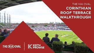 Kia Oval  Corinthian Roof Terrace Walkthrough [upl. by Iam]