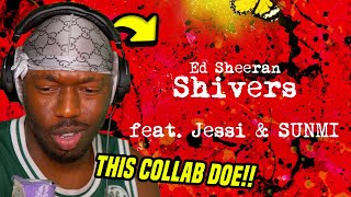 thatssokelvii Reacts to Ed Sheeran  Shivers feat Jessi SUNMI THEY SLID [upl. by Yellat667]