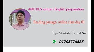 46th BCS written preparation reading passage [upl. by Eiddam]