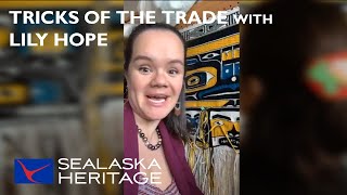 Tricks of the Trade with Tlingit Chilkat Ravenstail Weaver Lily Hope  Sealaska Heritage [upl. by Abate]