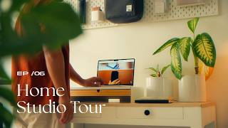 Inside UX Designer’s Home Studio  Desk Setup Tour  Tips  Vlog 06 [upl. by Orpah609]