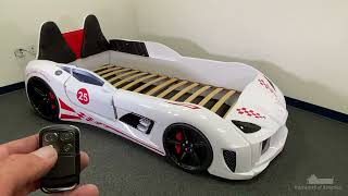 Assembly TracksterPatrolene Race Car Bed FOA7723 [upl. by Ltney]