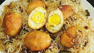 Hyderabadi Egg Dum Biryani  ఇలాచేస్తే రెస్టారెంట్ కంటే మించిన రుచి😋👌  Egg Dum Biryani In Telugu [upl. by Anyaled504]