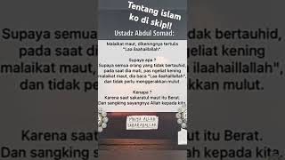 Kenapa malaikat maut di kening nya tertulis quotLailaahailallahquot tentangislam [upl. by Roger]