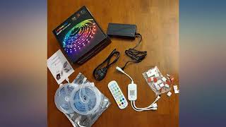 656ft LED Strip Lights LIVINGPAI RGB Color Changing LED Lights for Bedroom with review [upl. by Stanislaus705]