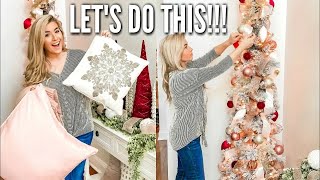 CHRISTMAS CLEAN AND DECORATE WITH ME PART 1  CHRISTMAS DECOR 2019 HOME TOUR  Love Meg 20 [upl. by Wasserman]