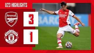 HIGHLIGHTS  Arsenal vs Manchester United 31  U23  Balogun 2 and Patino score [upl. by Yecniuq]