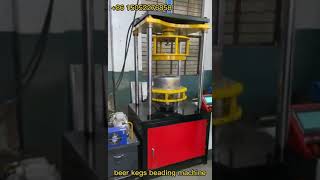 semi auto beer kegs making machine [upl. by Doggett]