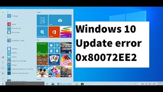 Fix  Windows 10 Update error 0x80072EE2 [upl. by Tongue282]