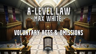 ALevel Law Voluntary Acts amp Omissions [upl. by Leunamnauj]