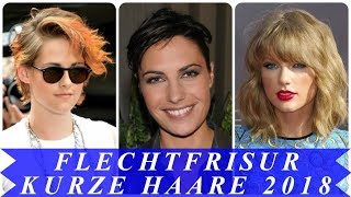 Aktuelle festliche frisuren kurze haare 2018 für damen [upl. by Omsare]