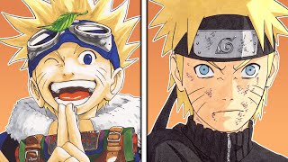 The Evolution of Art in Naruto [upl. by Nrol]