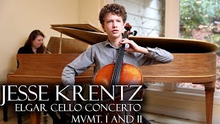 Jesse Krentz Elgar Cello Concerto in E minor Op 85 Mvmt I and II [upl. by Celisse688]