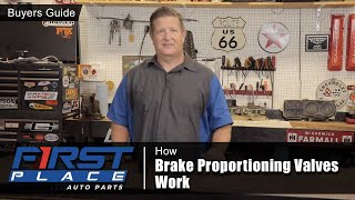 How A Brake Proportioning Valves work [upl. by Nissensohn61]