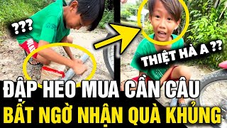 Thấy cậu bé ĐẬP HEO GOM TIỀN mua cần câu người xem clip rủ lòng tốt TẶNG QUÀ  Tin Nhanh 3 Phút [upl. by Engenia]