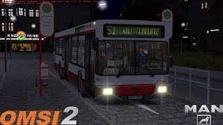 Omsi 2  Krefrath V32  Line 51  MAN NL202 ZF [upl. by Anema580]