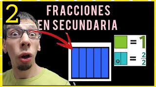 ¿de cuántas maneras puedes escribir un entero como fracción fracciones en primero de secundaria [upl. by Adanar397]