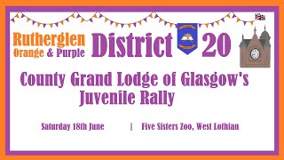 Rutherglen Orange and Purple District 20  County Grand Lodge Juvenile Rally 2022 [upl. by Aihsenot]