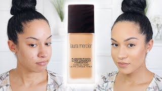 ULTRA LONGWEAR Foundation  Laura Mercier Flawless Fusion Review  Demo [upl. by Reniti82]