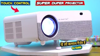 Egate K9 Pro Max Android Projector Unboxing Detailed Review  Best Projector Under Rs 15000 [upl. by Senoj]