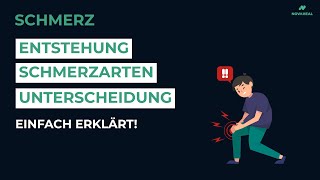 Schmerz einfach erklärt  Schmerzentstehung Schmerzarten amp Unterscheidung  Novaheal [upl. by Alat]