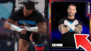 WWE 2k24 CM Punk ECW DLC pack RATING amp RENDER revealed [upl. by Fattal398]