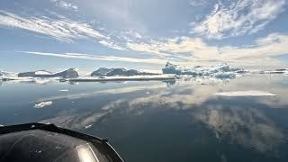 Zodiac Cruising on the Antarctic Peninsula [upl. by Marjy]