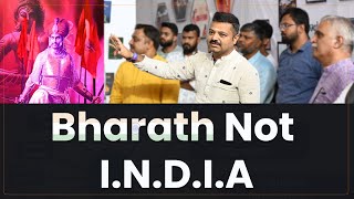 Bharath Not INDIA [upl. by Valry]