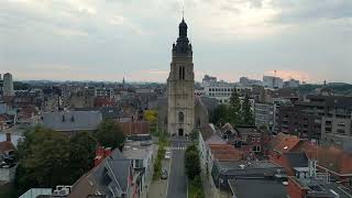 Sint Michielskerk Roeselare België 🇧🇪 4K drone video [upl. by Sirraf]