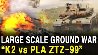 “ROK K2 Black Panther vs PLA ZTZ99” If US troops in Korea withdraw7 [upl. by Osi50]