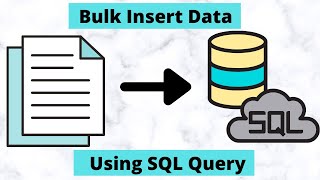 95 How to import a csv file into SQL Server using bulk insert SQL query [upl. by Nodgnal]