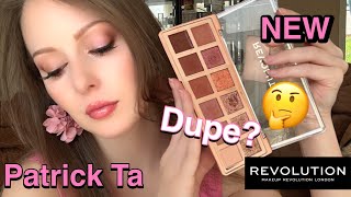 New MakeUp Revolution Eyeshadow Palette THE TRUE ICON BRONZE is it DUPE🤔 dupes [upl. by Auqinal]