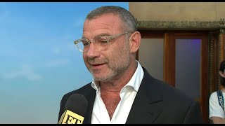 Liev Schreiber on Being the HOT DAD in The Perfect Couple Exclusive [upl. by Yennep]