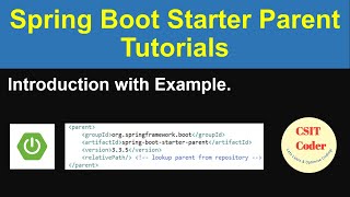 Spring Boot Starter Parent Kya Hota Hai  Introduction of Spring Boot Starter Parent with Example [upl. by Anilet345]