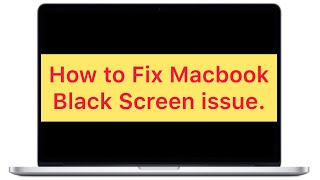 how to fix macbook wont turn on power on  Macbook black screen issue [upl. by Pickard58]