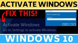 How to Activate Windows 10 [upl. by Kassey]