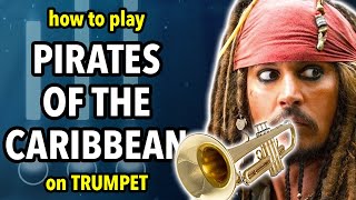 How to play the Pirates of the Caribbean Theme on Trumpet  Brassified [upl. by Ecirtnom29]