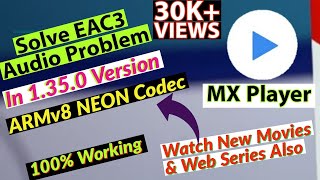 1350 armv8 neon codec for mx player 🔥 Fix EAC3 Audio In MX Player 💥 Custom Codec For Mx Player🔥 [upl. by Gerlac]